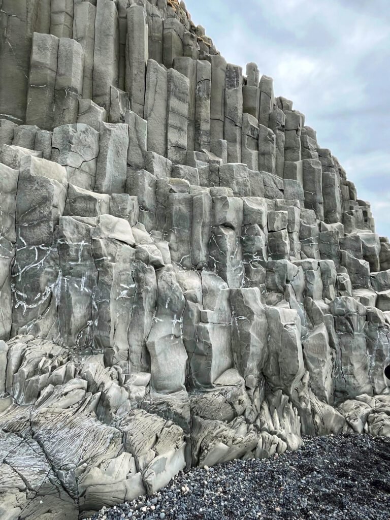 I got my photo eventually! The stunning basalt columns at the black sand beach at Reynisfjara, Iceland.