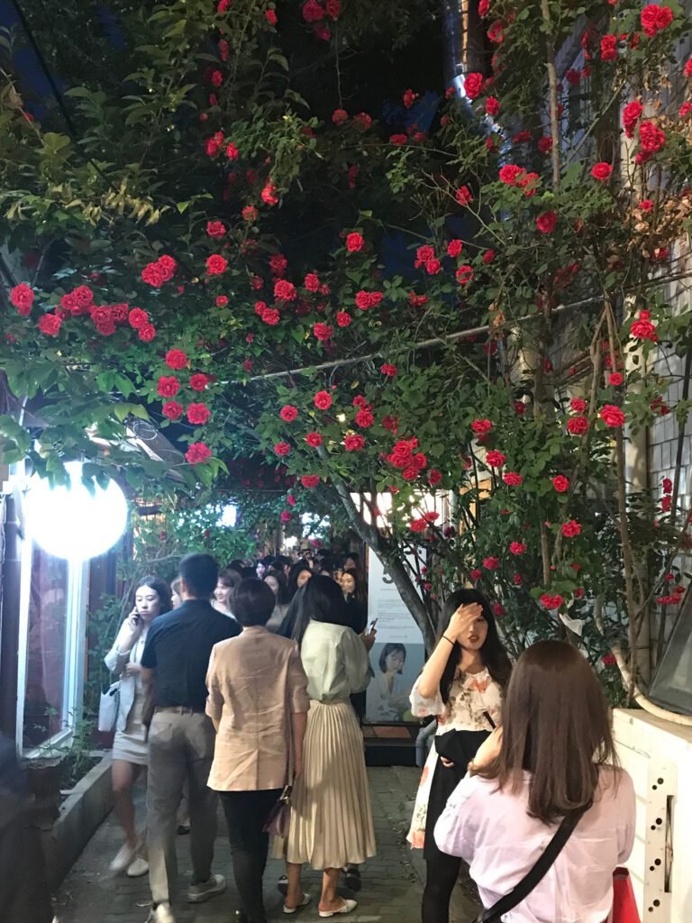 Insadong comes alive after dark.