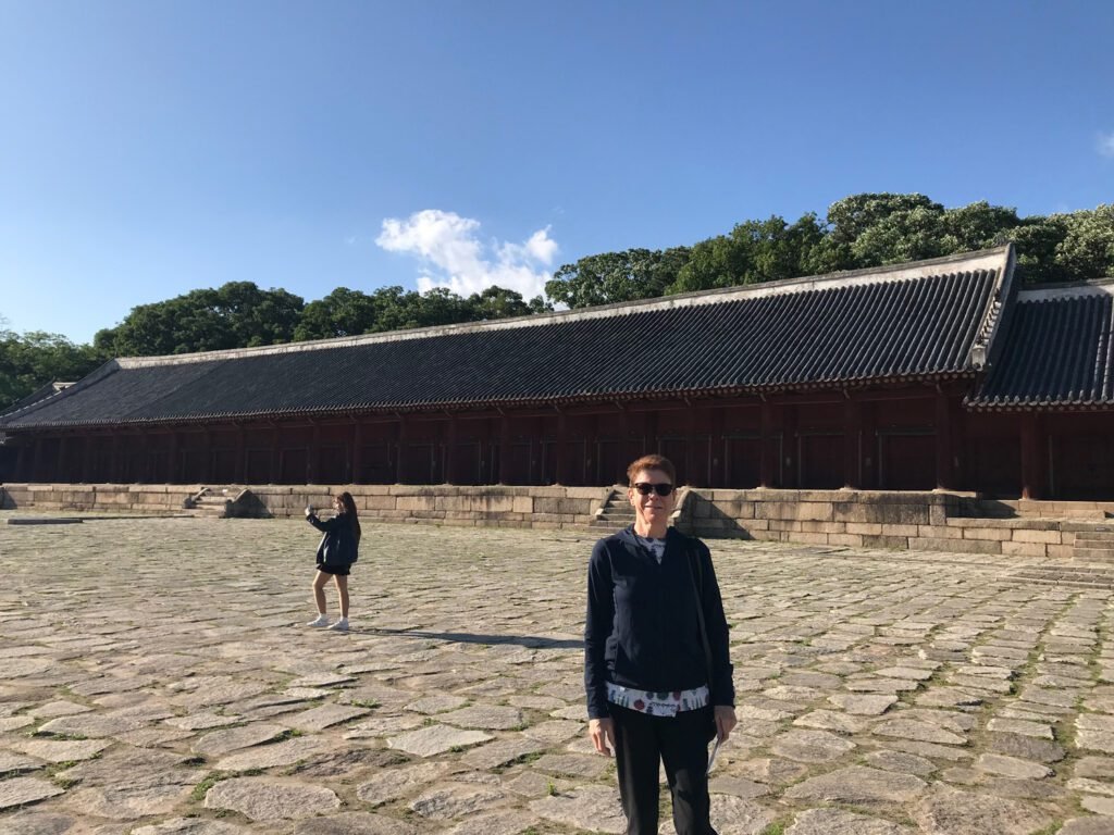 Jeongjeon Hall (Main Hall) at Jongmyo Shrine, Seoul.