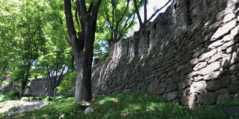 Solo Travel for women 50+. Adventure for seniors. Old city wall, Seoul, South Korea.
