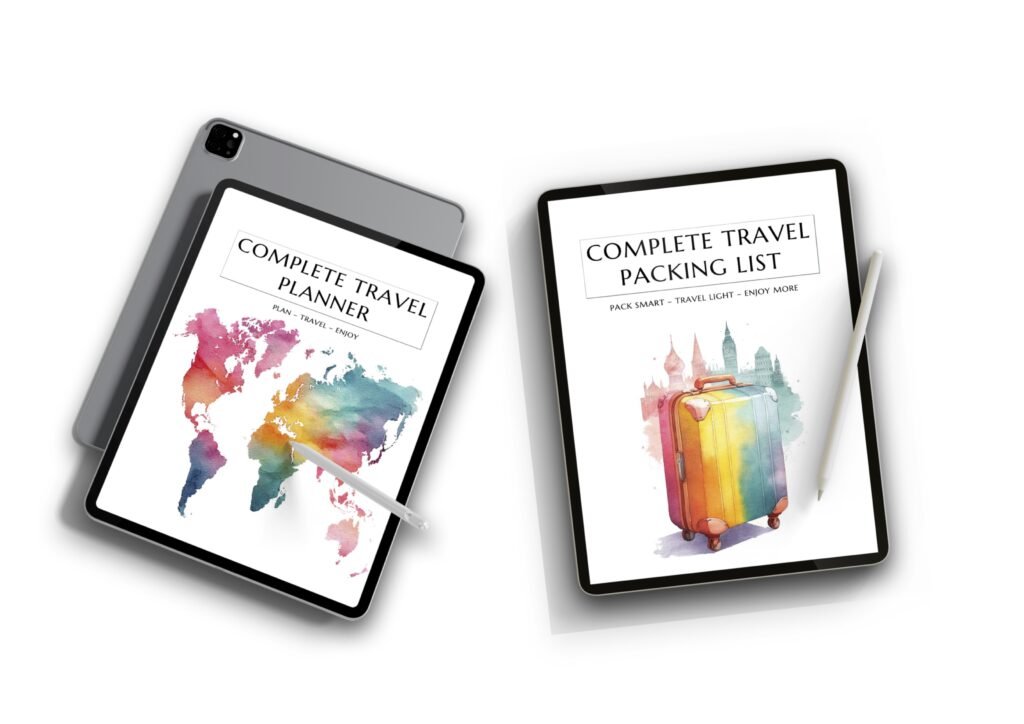 The Complete Travel Planning Bundle — printable, digital templates to help you prepare your next adventure with ease.