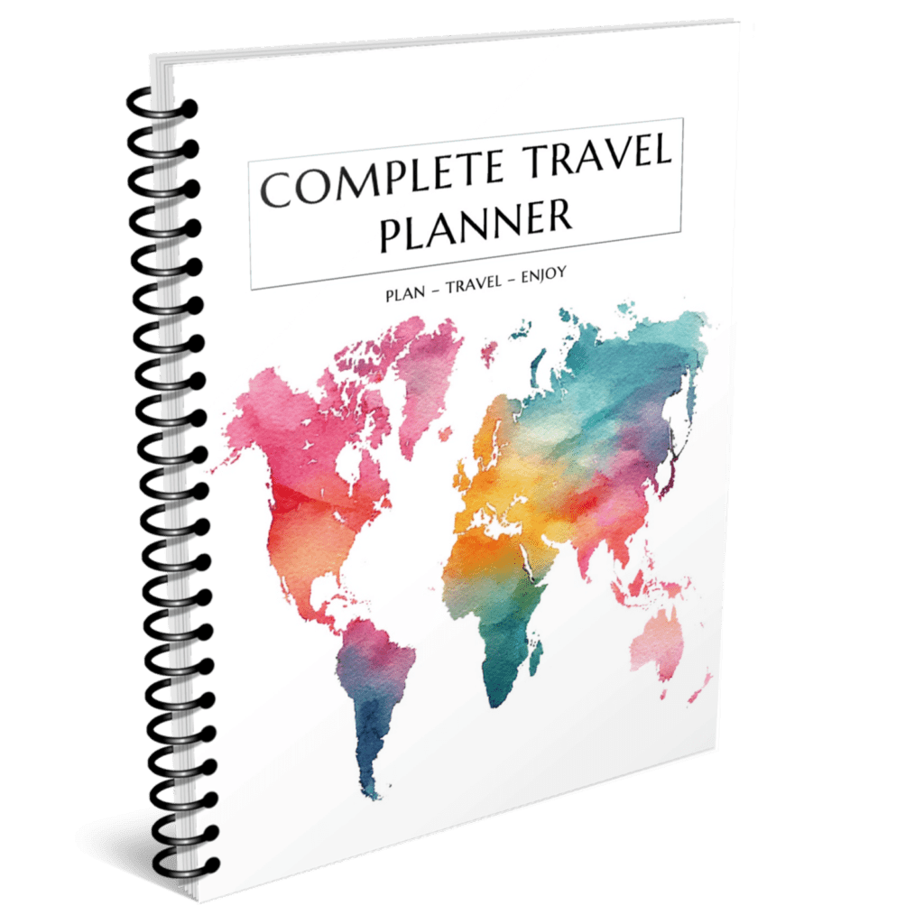 This all-in-one printable digital planner helps you organise trips, set priorities, and travel with confidence — for enjoyable and stress-free travel.