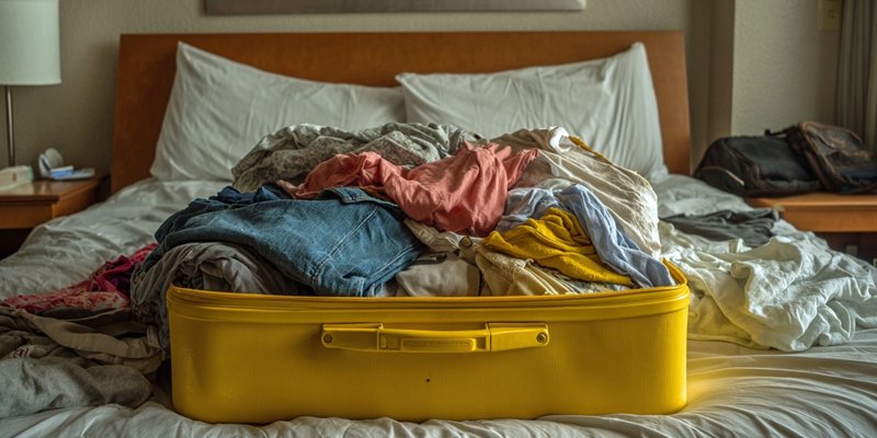 Avoid overpacking or packing without a plan when travelling.