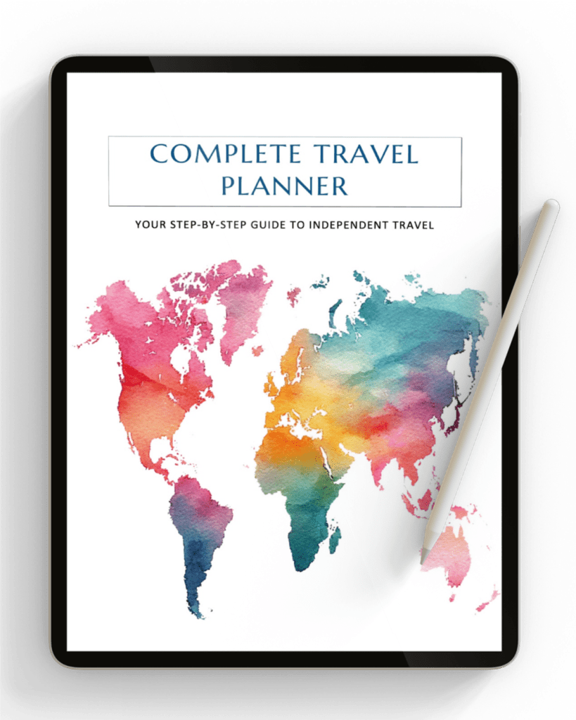 Complete Travel Planner printable PDF with itinerary, budget, and planning pages. The Complete Travel Planner is a thoughtfully designed, printable PDF that helps you organise every stage of your journey, from the first spark of an idea to notes and reflections from the road.