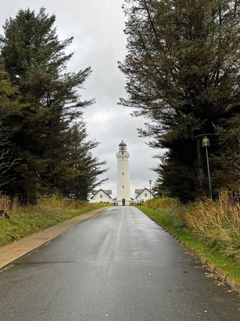 Hirtshals Lighthouse is an easy walk from the town.