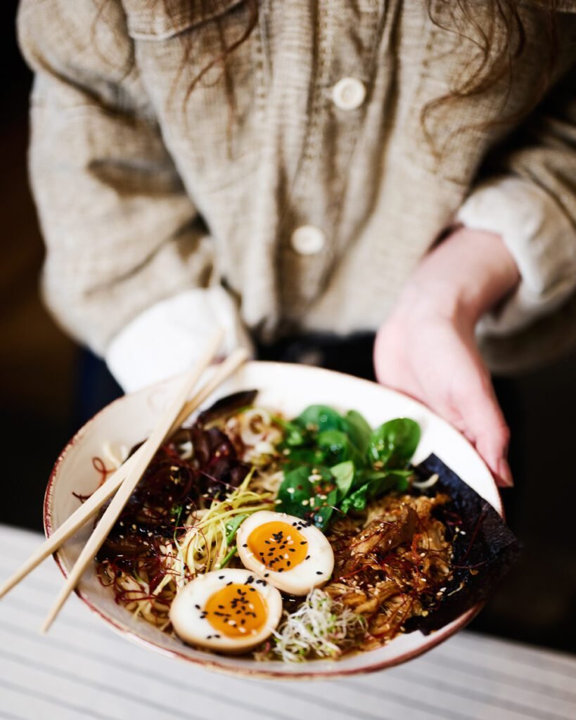 Ramen is a traditional dish in Japan
