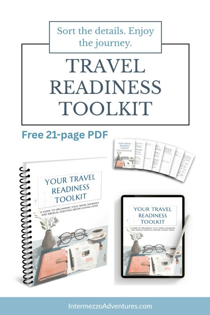 Planning a journey should be about the destination, not the paperwork. If your travel documents feel like a "mental pile," this 21-page toolkit is designed to bring some calm to the process. Download your free templates and checklists to organise your insurance and medical essentials with ease.