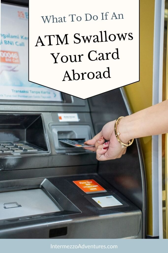 What happens when the ATM eats your card abroad? Find out how it can happen and what to do about it if an ATM swallows your card while travelling abroad.